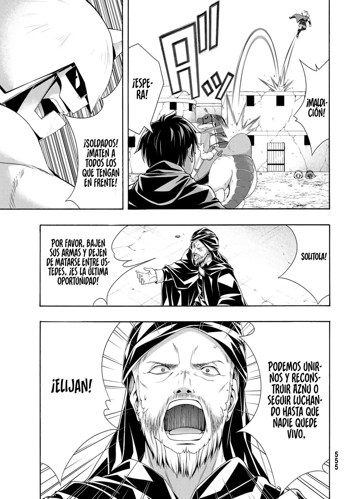 100-man no Inochi no Ue ni Ore wa Tatte Iru Capitulo 84 página 32