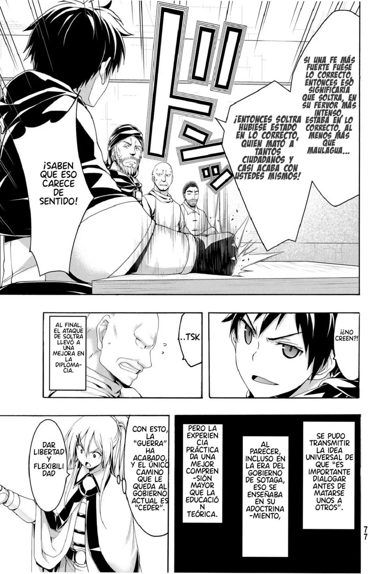 100-man no Inochi no Ue ni Ore wa Tatte Iru Capitulo 86.01 página 14