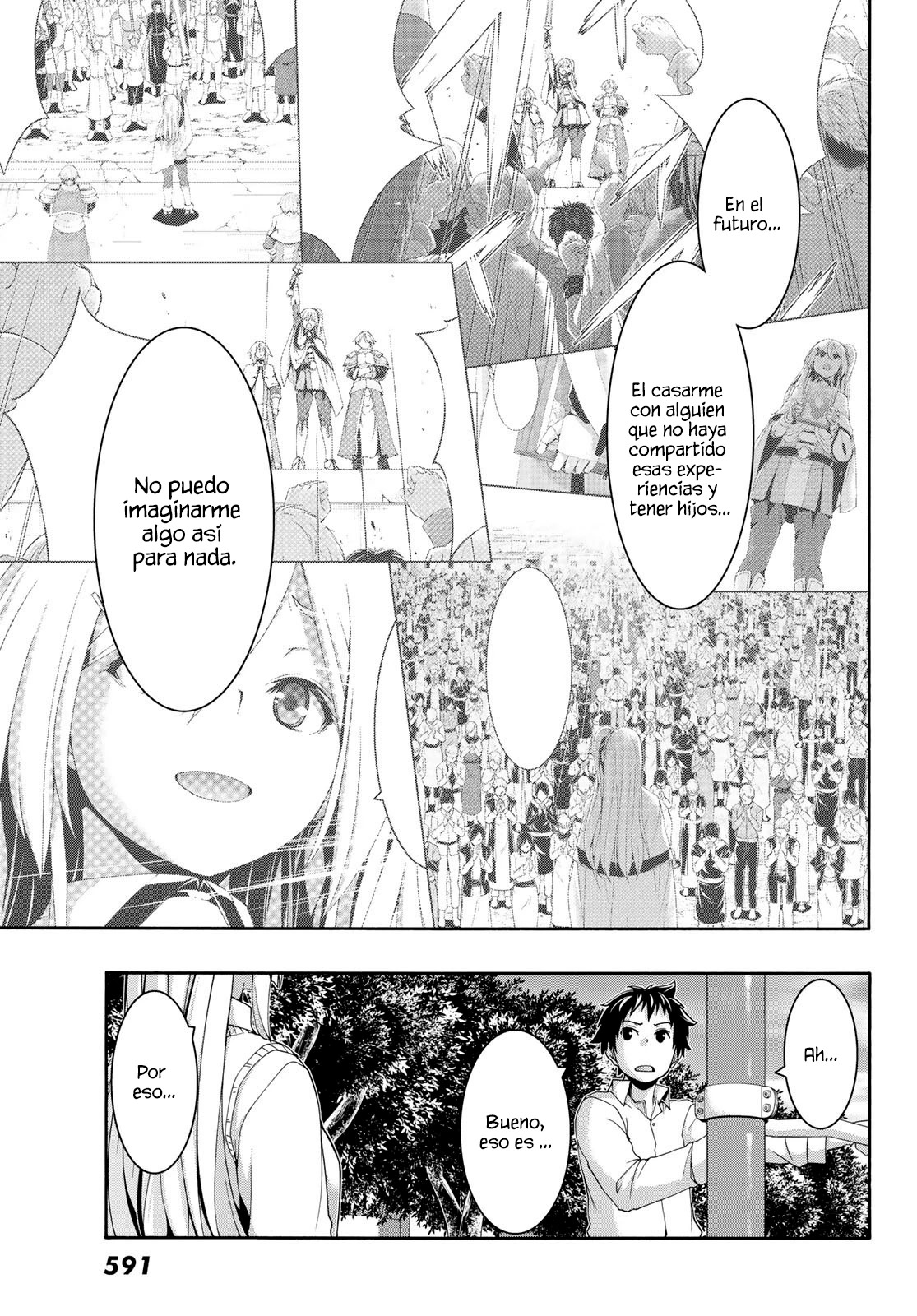 100-man no Inochi no Ue ni Ore wa Tatte Iru Capitulo 89 página 14