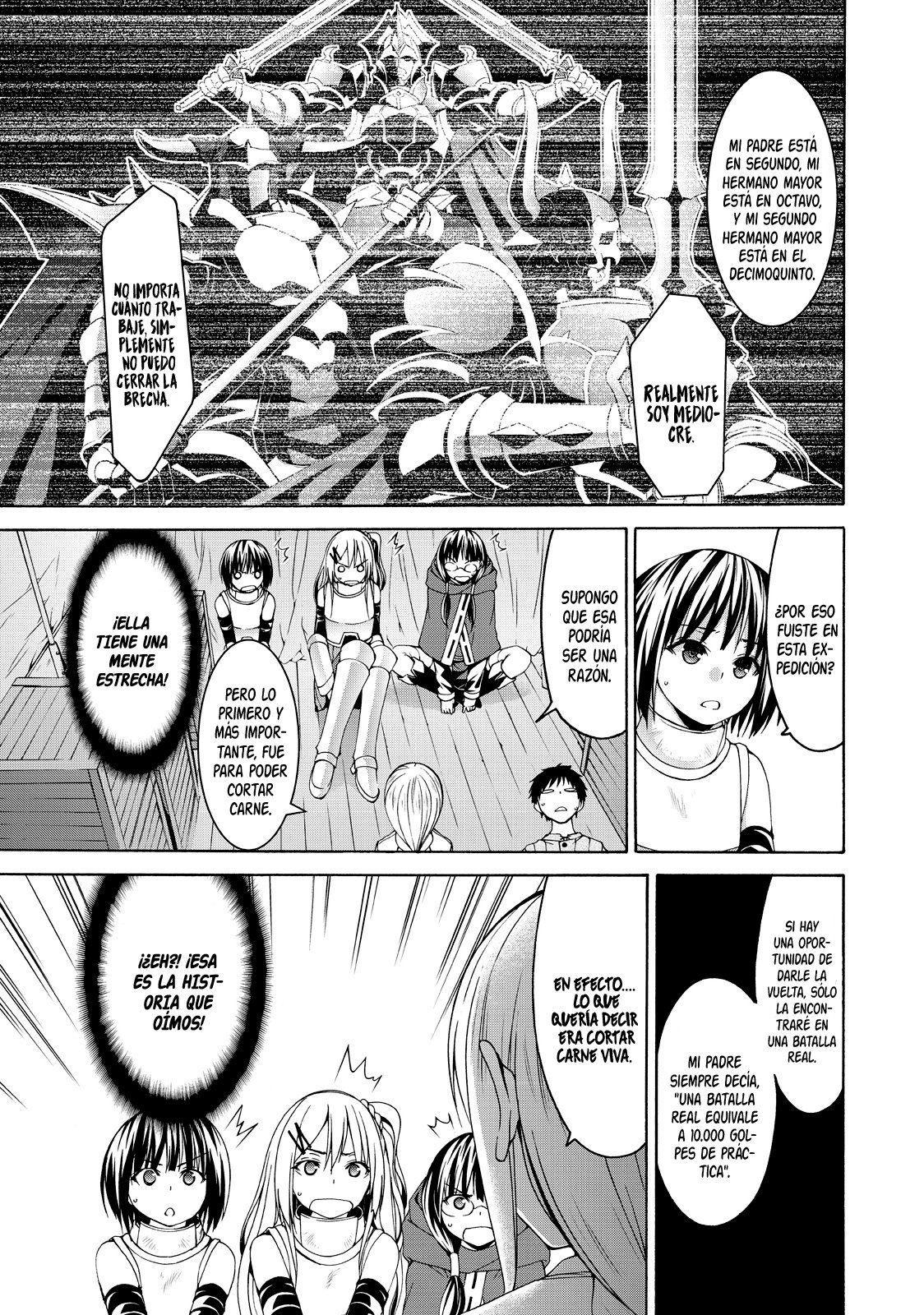 100-man no Inochi no Ue ni Ore wa Tatte Iru Capitulo 9 página 12