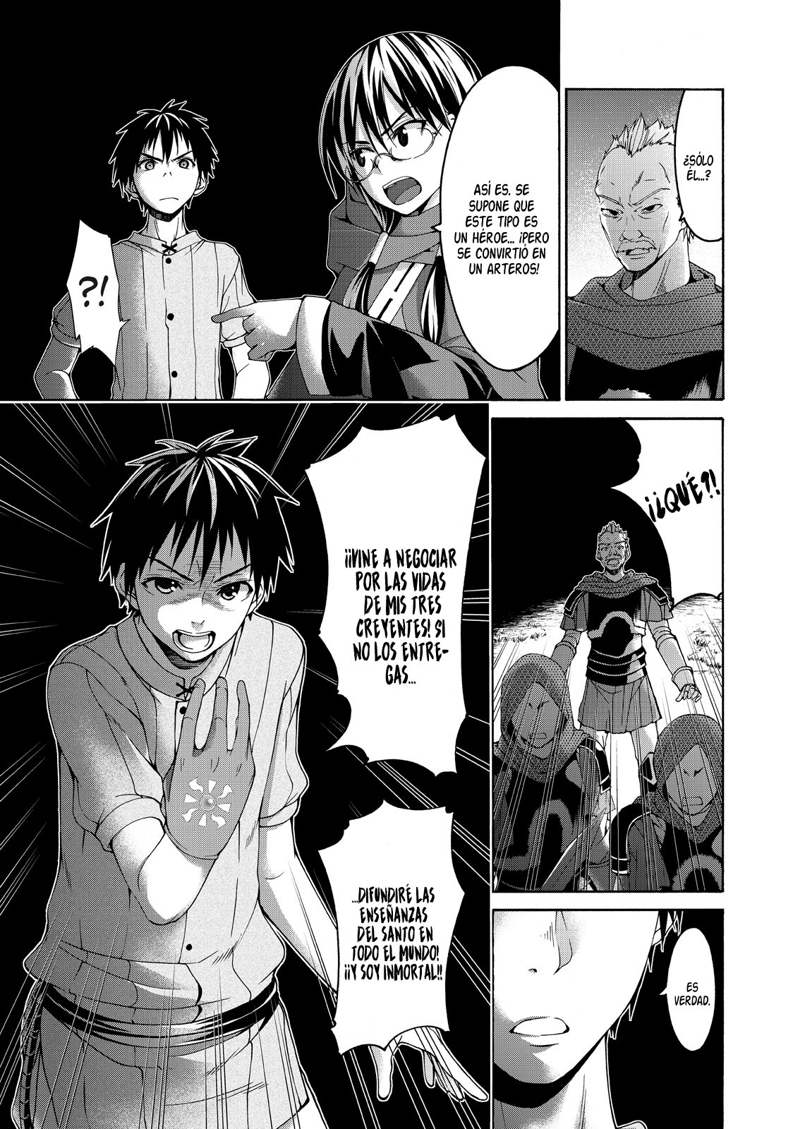 100-man no Inochi no Ue ni Ore wa Tatte Iru Capitulo 9 página 32