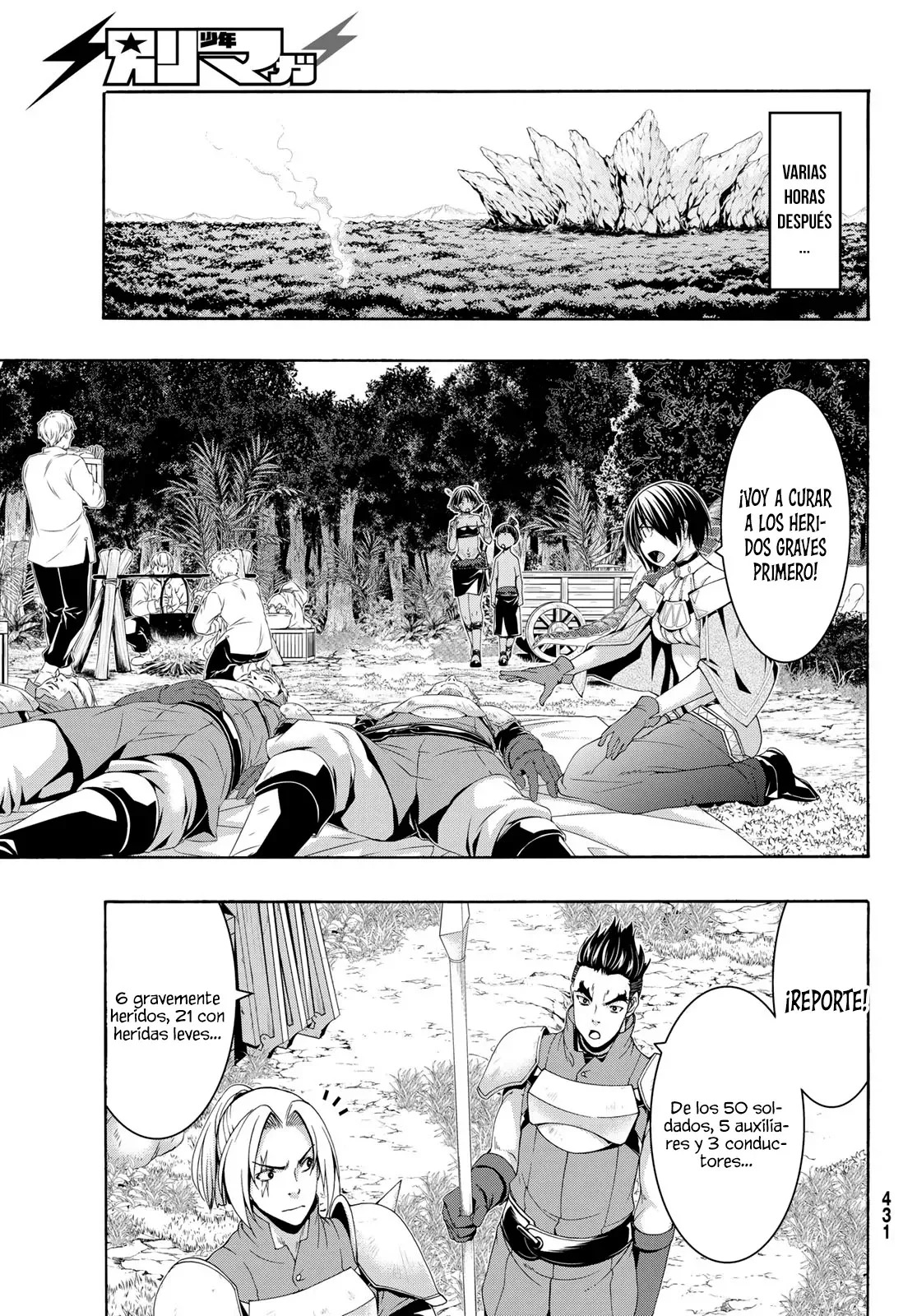 100-man no Inochi no Ue ni Ore wa Tatte Iru Capitulo 95 página 37