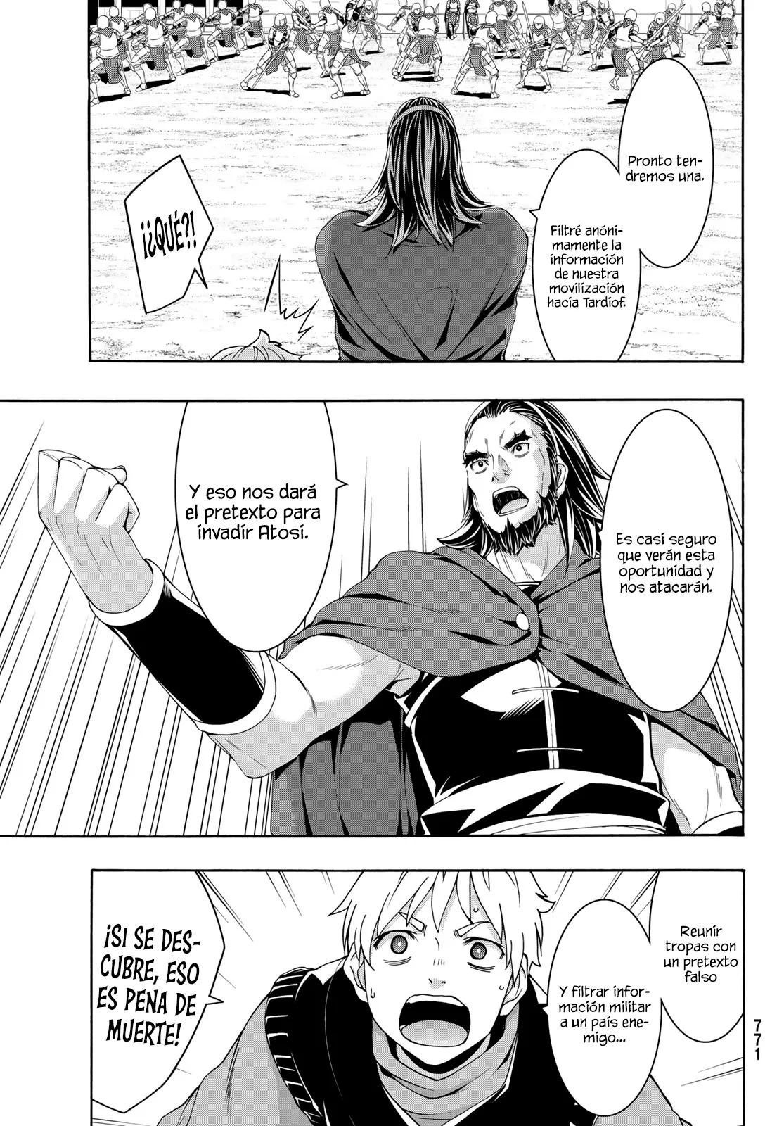 100-man no Inochi no Ue ni Ore wa Tatte Iru Capitulo 96 página 37
