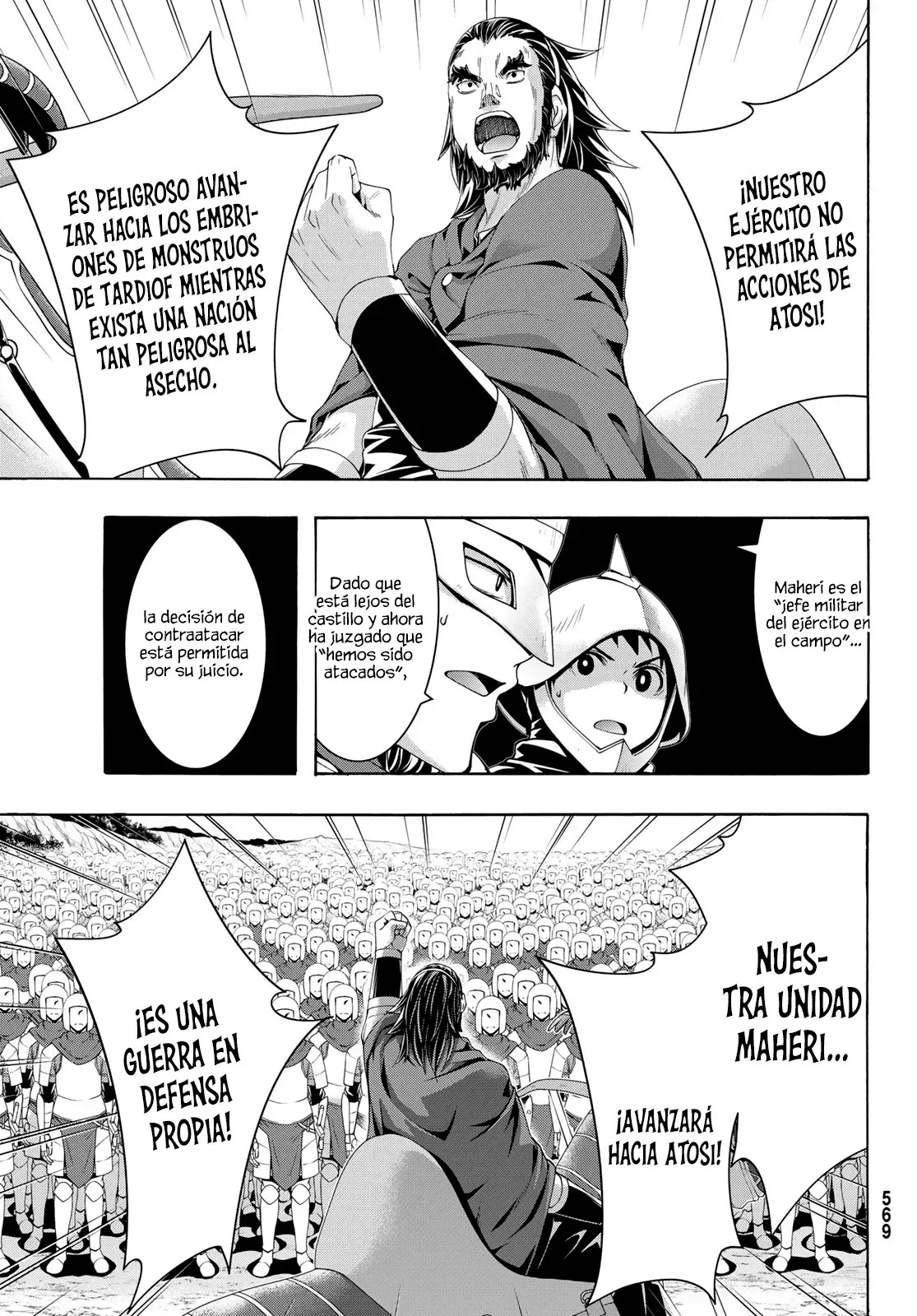 100-man no Inochi no Ue ni Ore wa Tatte Iru Capitulo 98 página 32