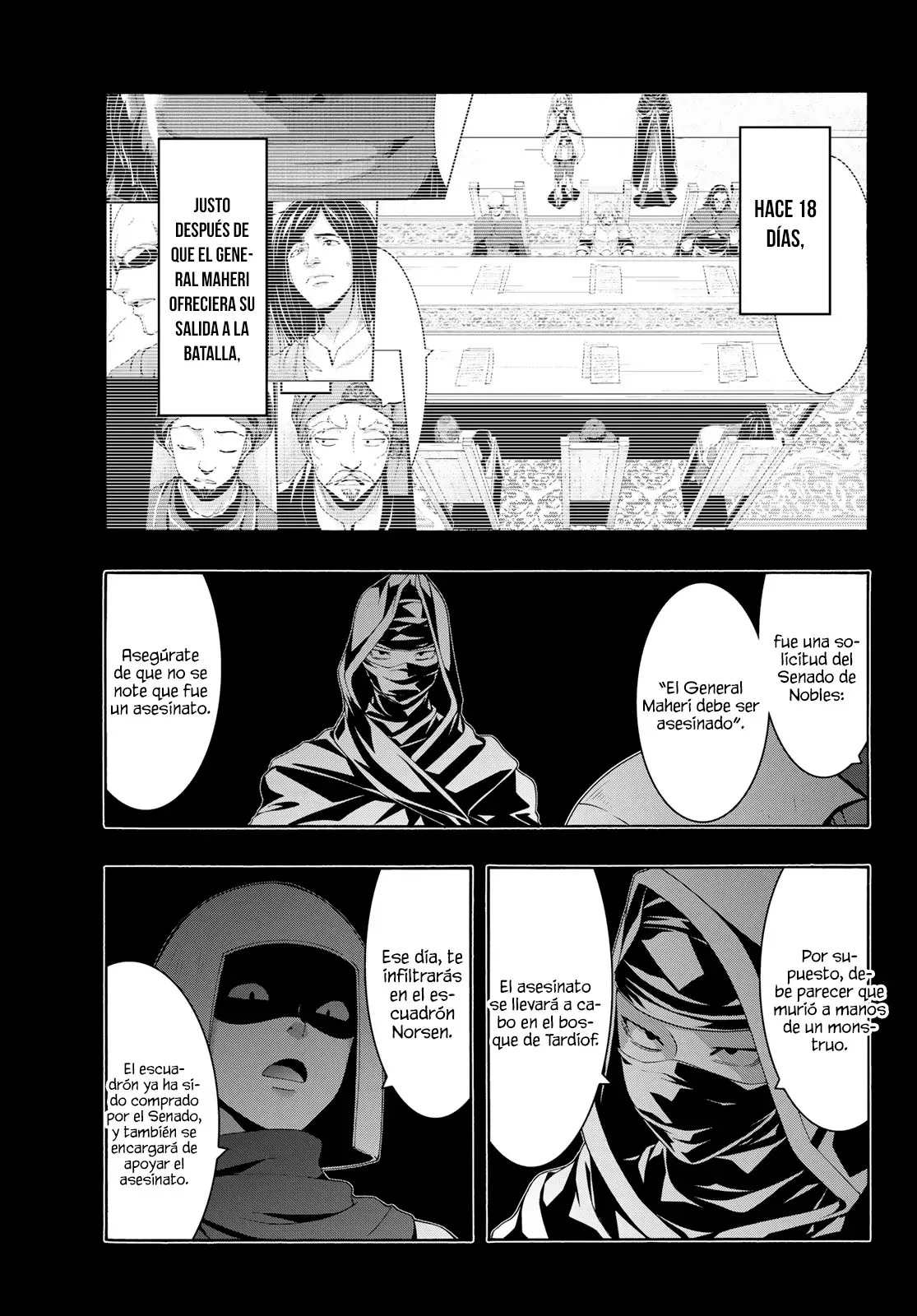 100-man no Inochi no Ue ni Ore wa Tatte Iru Capitulo 98 página 34