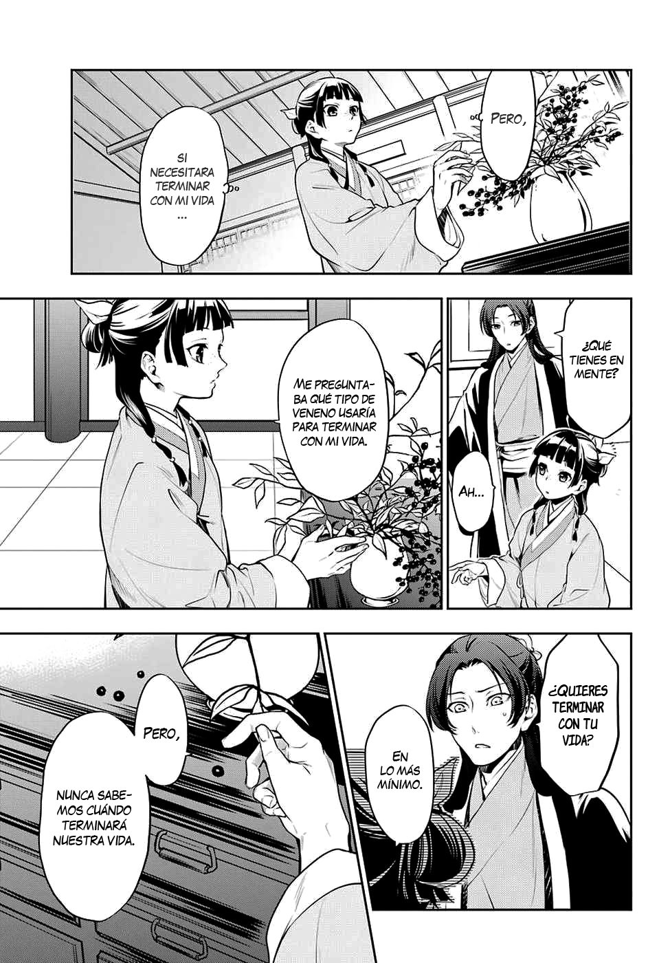 Kusuriya no Hitorigoto Capitulo 15: Una petición para Mao Mao página 13