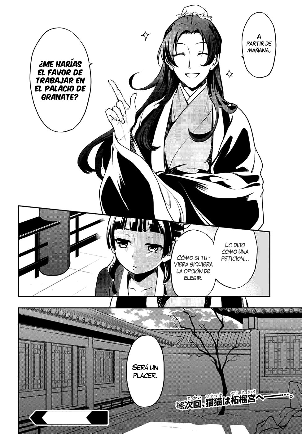 Kusuriya no Hitorigoto Capitulo 15: Una petición para Mao Mao página 30