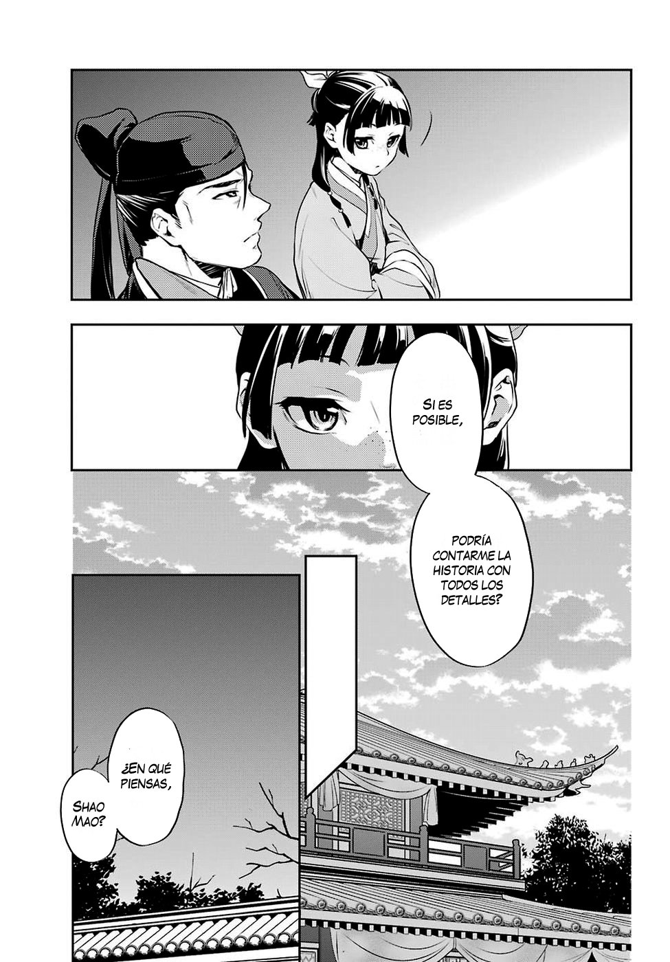 Kusuriya no Hitorigoto Capitulo 16: Miel (Parte 1) página 34