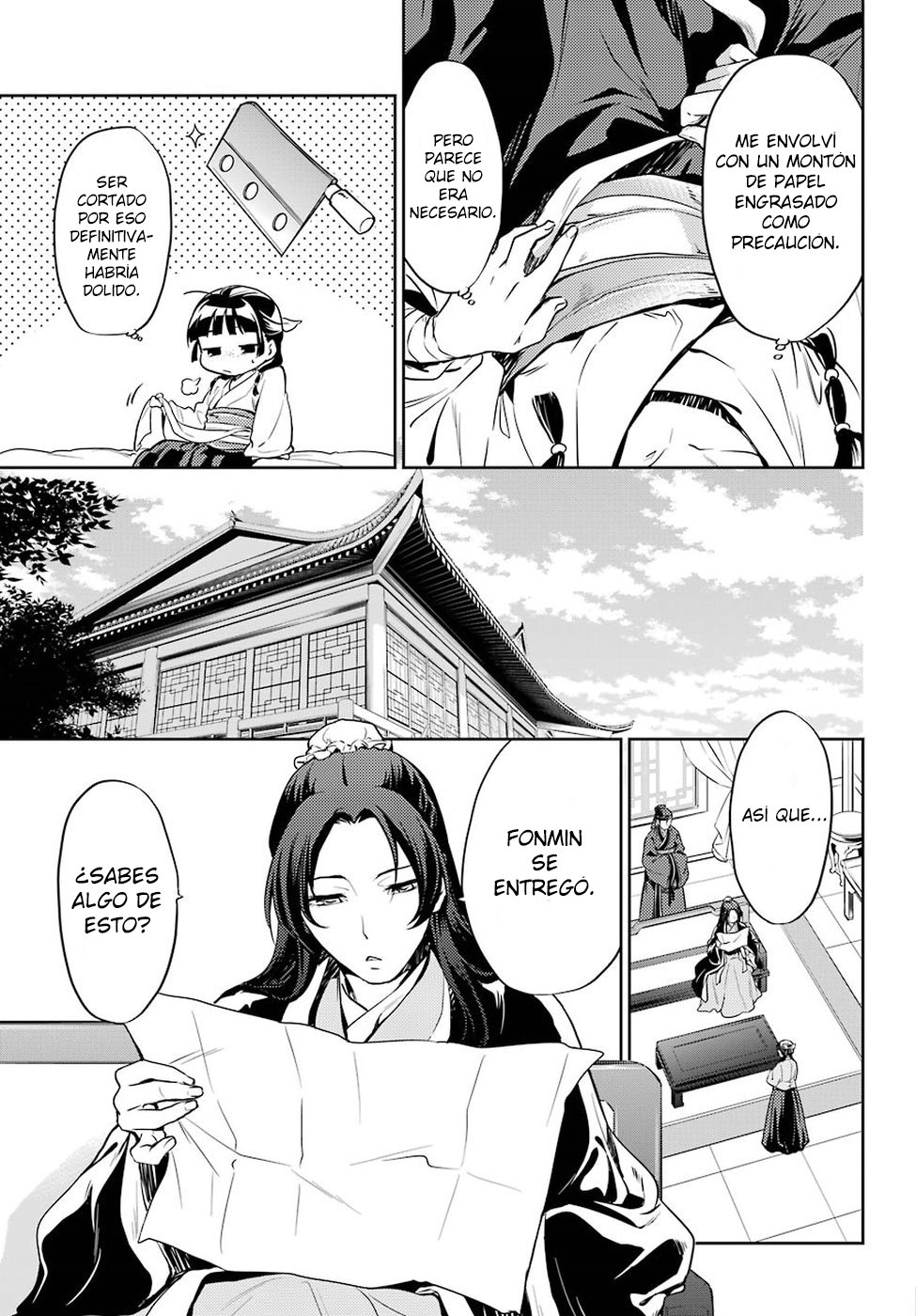Kusuriya no Hitorigoto Capitulo 17: Miel (Parte 2) página 34