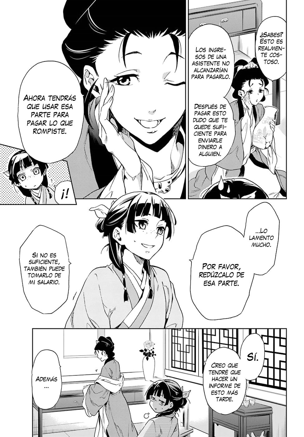 Kusuriya no Hitorigoto Capitulo 2: Científica loca página 22