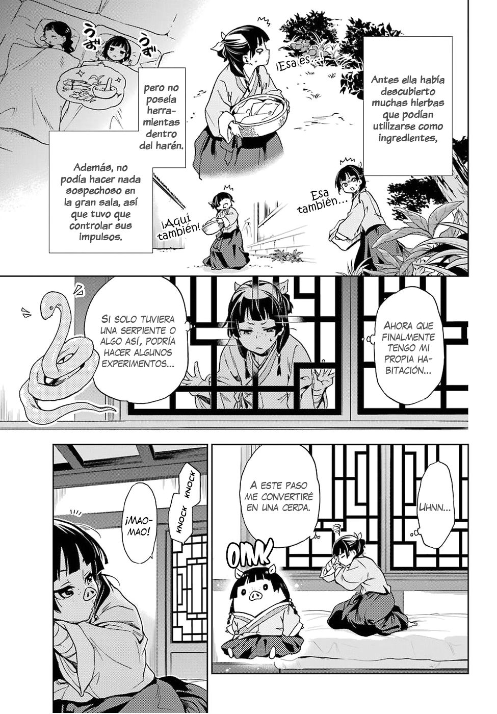 Kusuriya no Hitorigoto Capitulo 2: Científica loca página 28