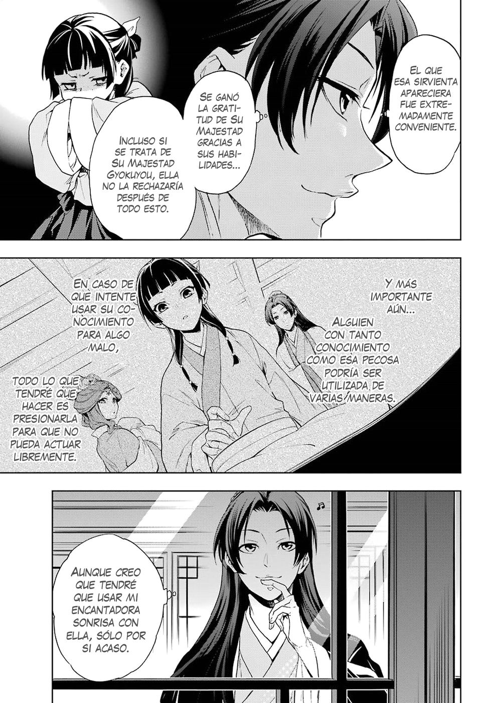 Kusuriya no Hitorigoto Capitulo 2: Científica loca página 4