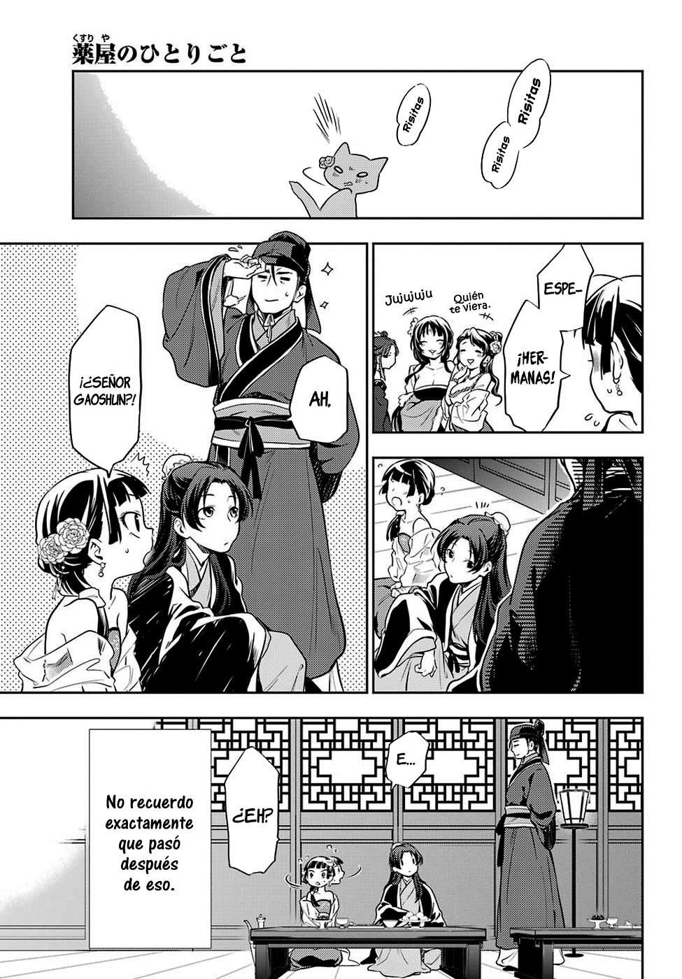 Kusuriya no Hitorigoto Capitulo 20: El Eunuco y la Cortesana página 19