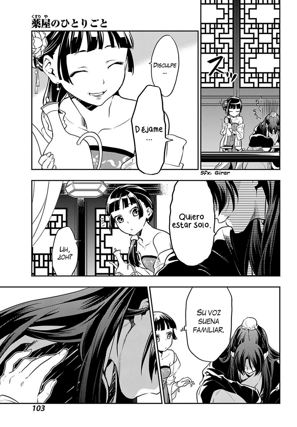 Kusuriya no Hitorigoto Capitulo 20: El Eunuco y la Cortesana página 8