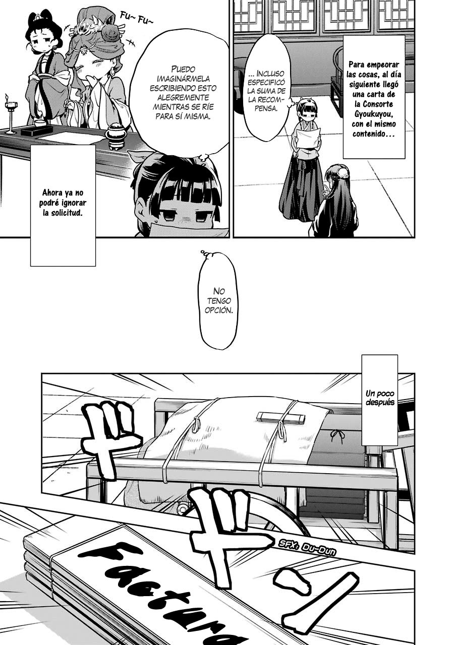 Kusuriya no Hitorigoto Capitulo 23: Lecciones en la corte interior página 11