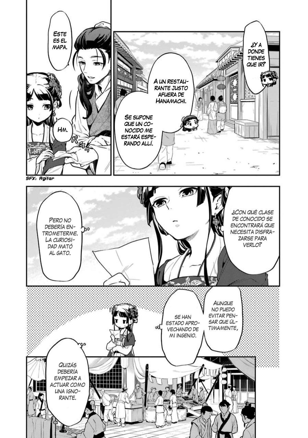 Kusuriya no Hitorigoto Capitulo 28: Un paseo por la ciudad página 12
