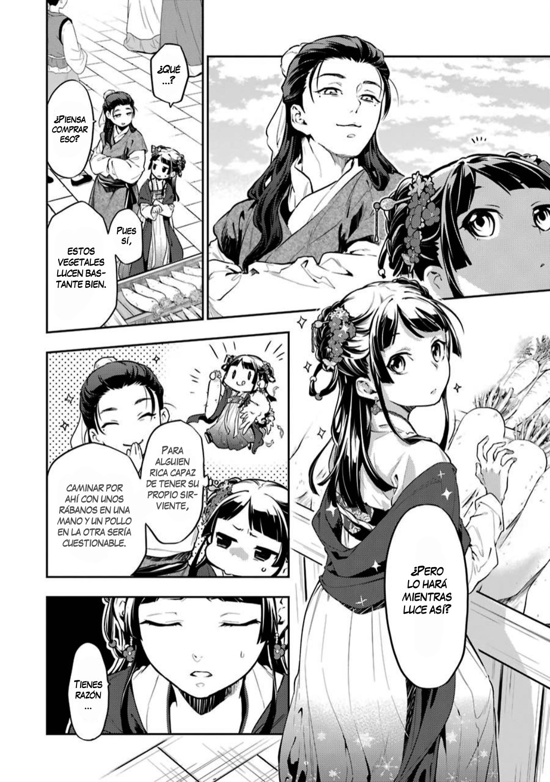Kusuriya no Hitorigoto Capitulo 28: Un paseo por la ciudad página 14