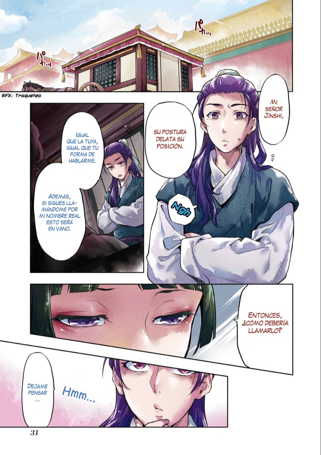 Kusuriya no Hitorigoto Capitulo 28: Un paseo por la ciudad página 8