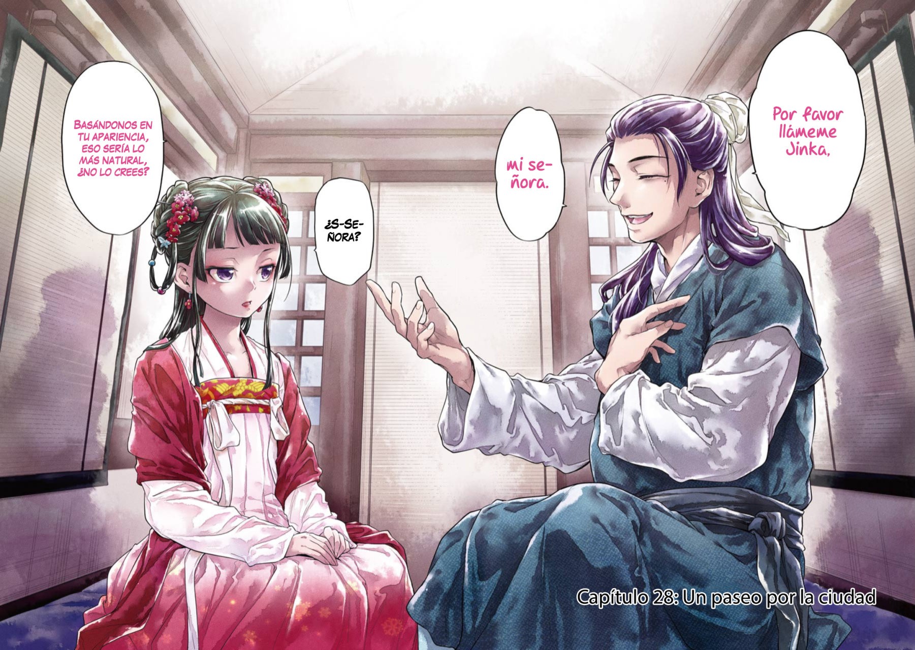 Kusuriya no Hitorigoto Capitulo 28: Un paseo por la ciudad página 9