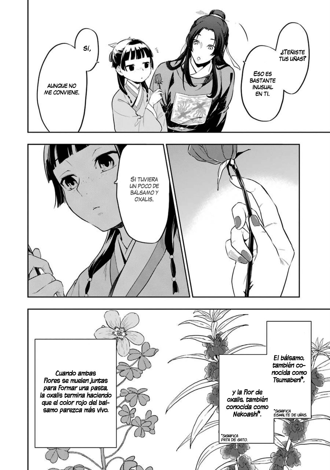 Kusuriya no Hitorigoto Capitulo 36: Una rosa y un esmalte de uñas página 34