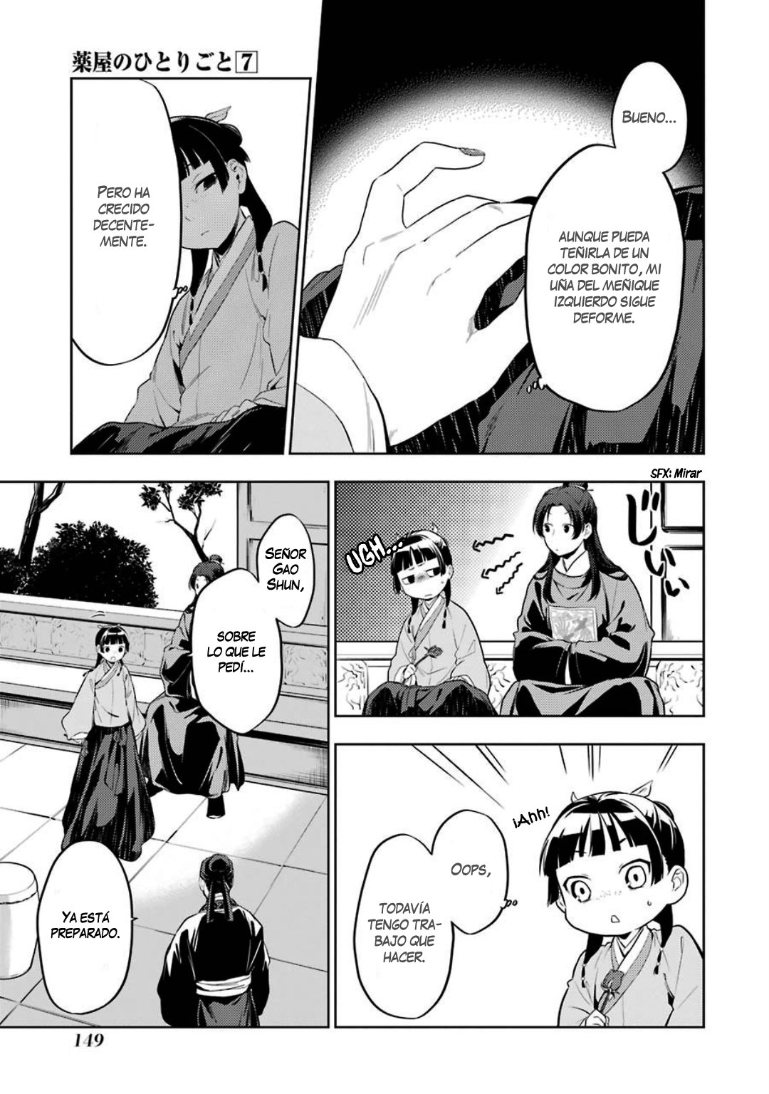 Kusuriya no Hitorigoto Capitulo 36: Una rosa y un esmalte de uñas página 35