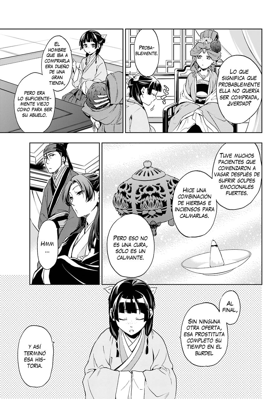 Kusuriya no Hitorigoto Capitulo 4: El espectro a la luz de la luna página 27