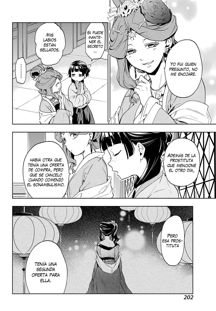 Kusuriya no Hitorigoto Capitulo 4: El espectro a la luz de la luna página 32