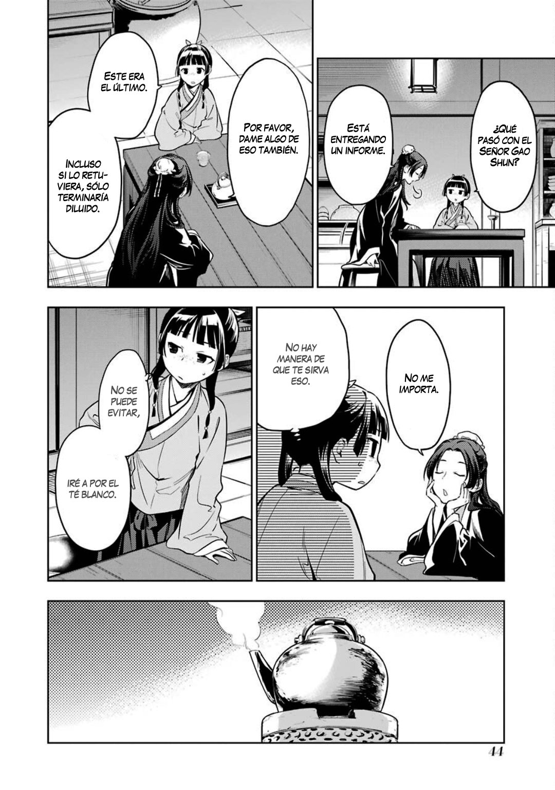 Kusuriya no Hitorigoto Capitulo 43: Carava página 44