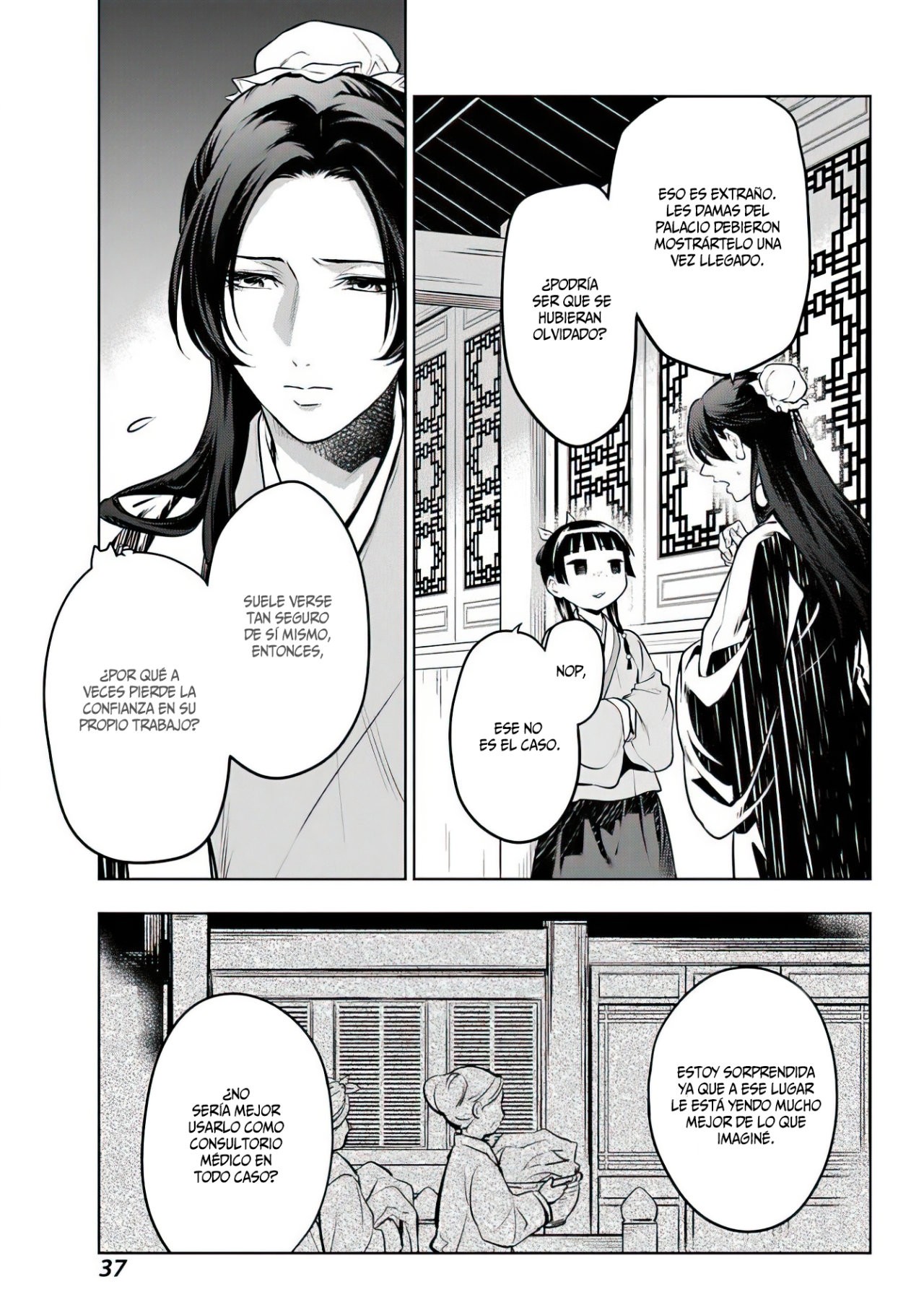 Kusuriya no Hitorigoto Capitulo 49: La Clínica. página 28