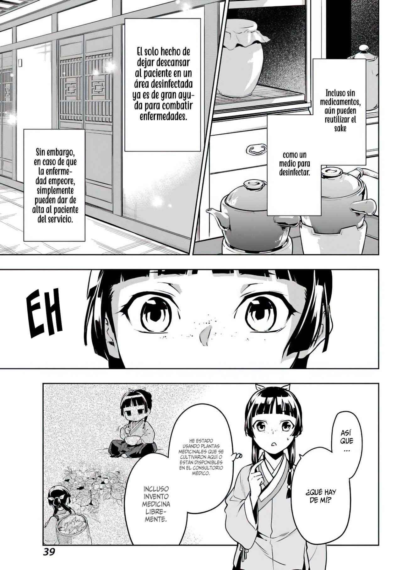 Kusuriya no Hitorigoto Capitulo 49: La Clínica. página 30