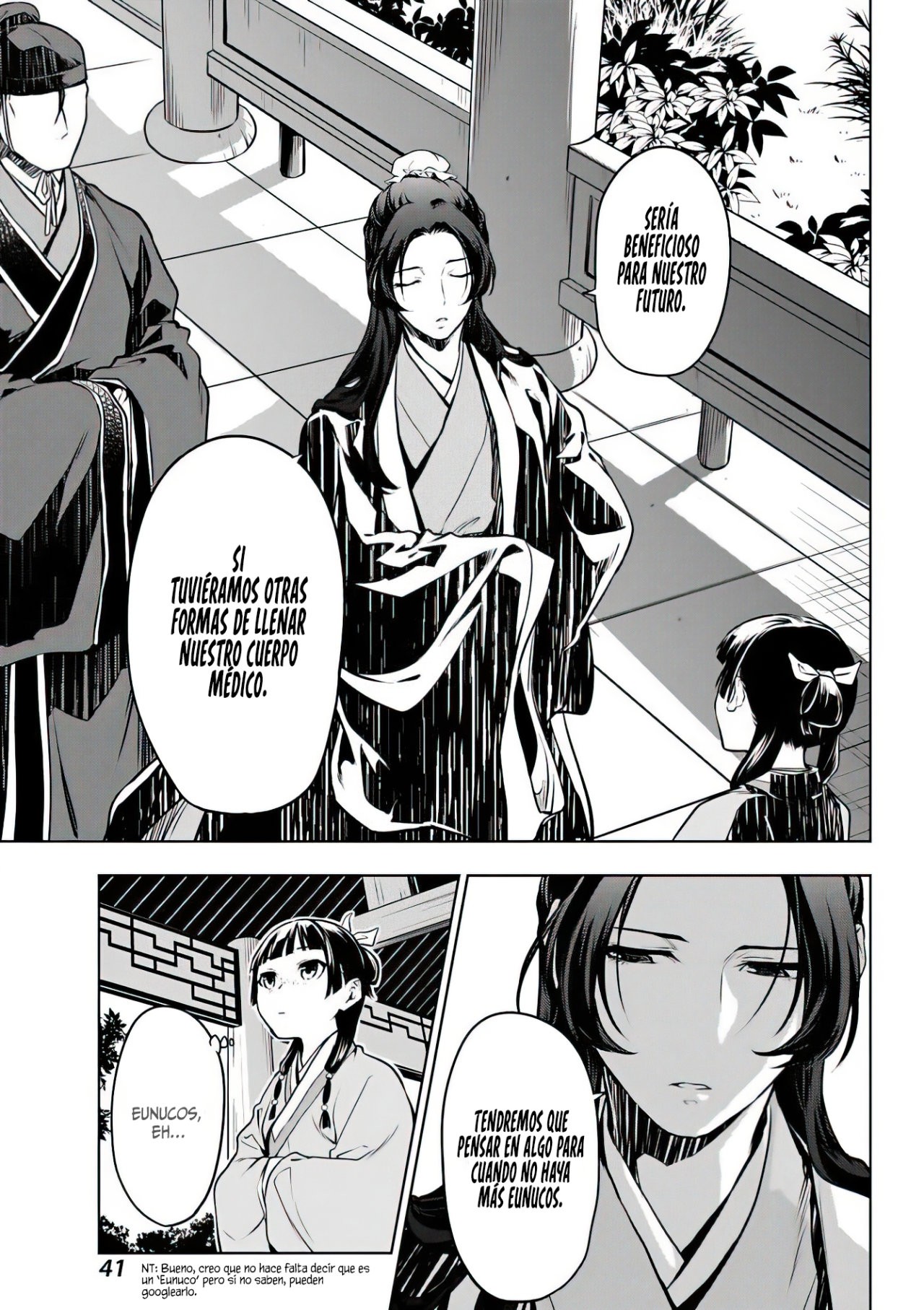 Kusuriya no Hitorigoto Capitulo 49: La Clínica. página 32