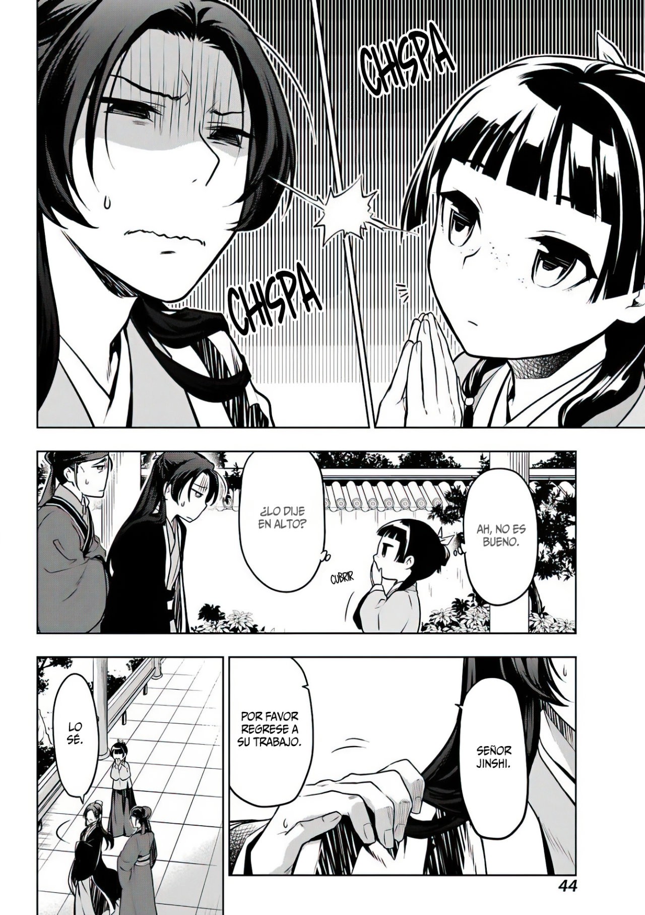 Kusuriya no Hitorigoto Capitulo 49: La Clínica. página 35