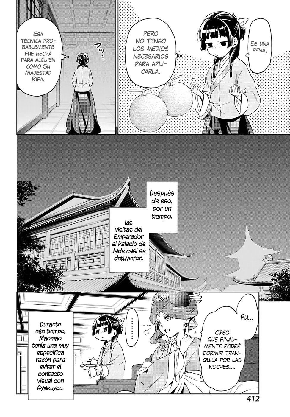 Kusuriya no Hitorigoto Capitulo 5: Enfermería página 45