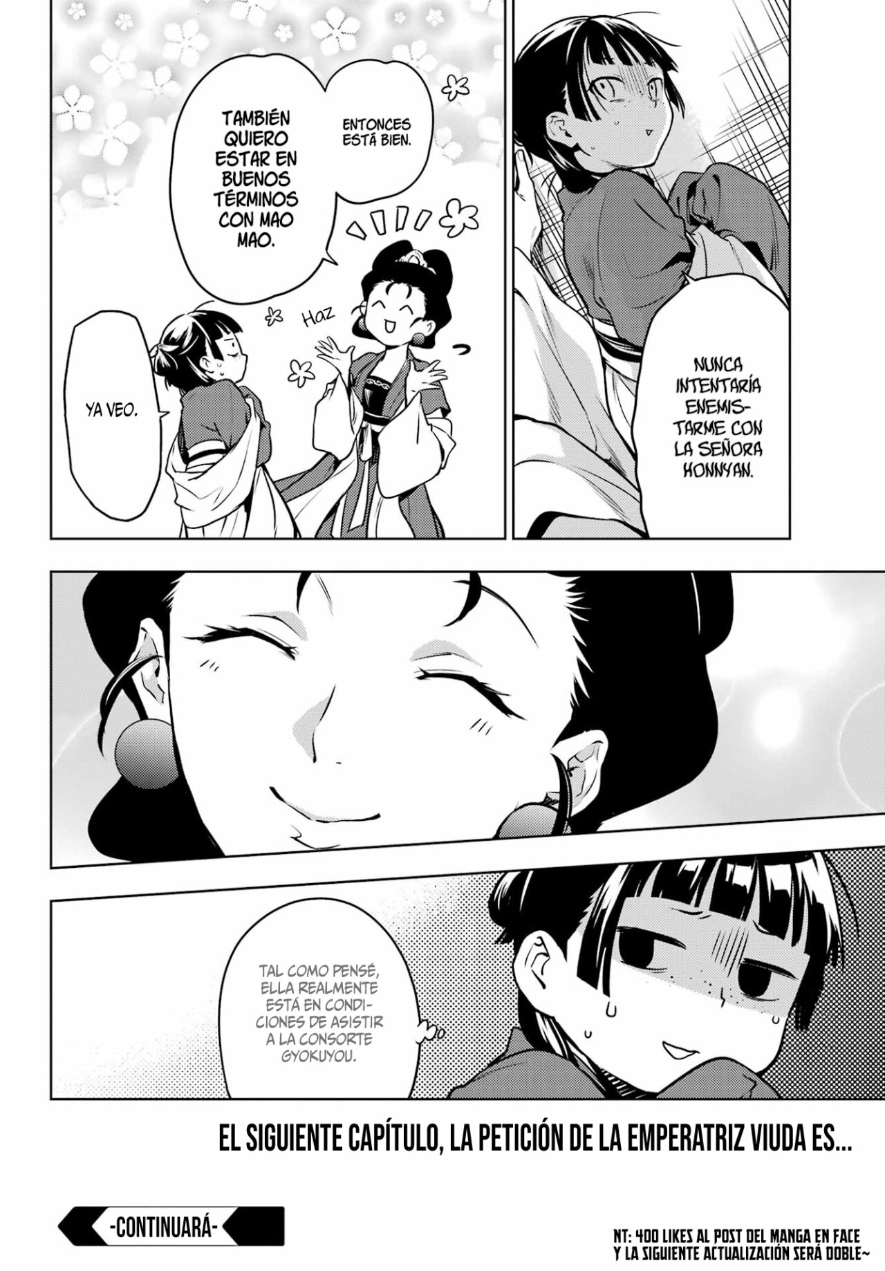 Kusuriya no Hitorigoto Capitulo 55.2: Emperatriz Viuda [Parte II] página 30