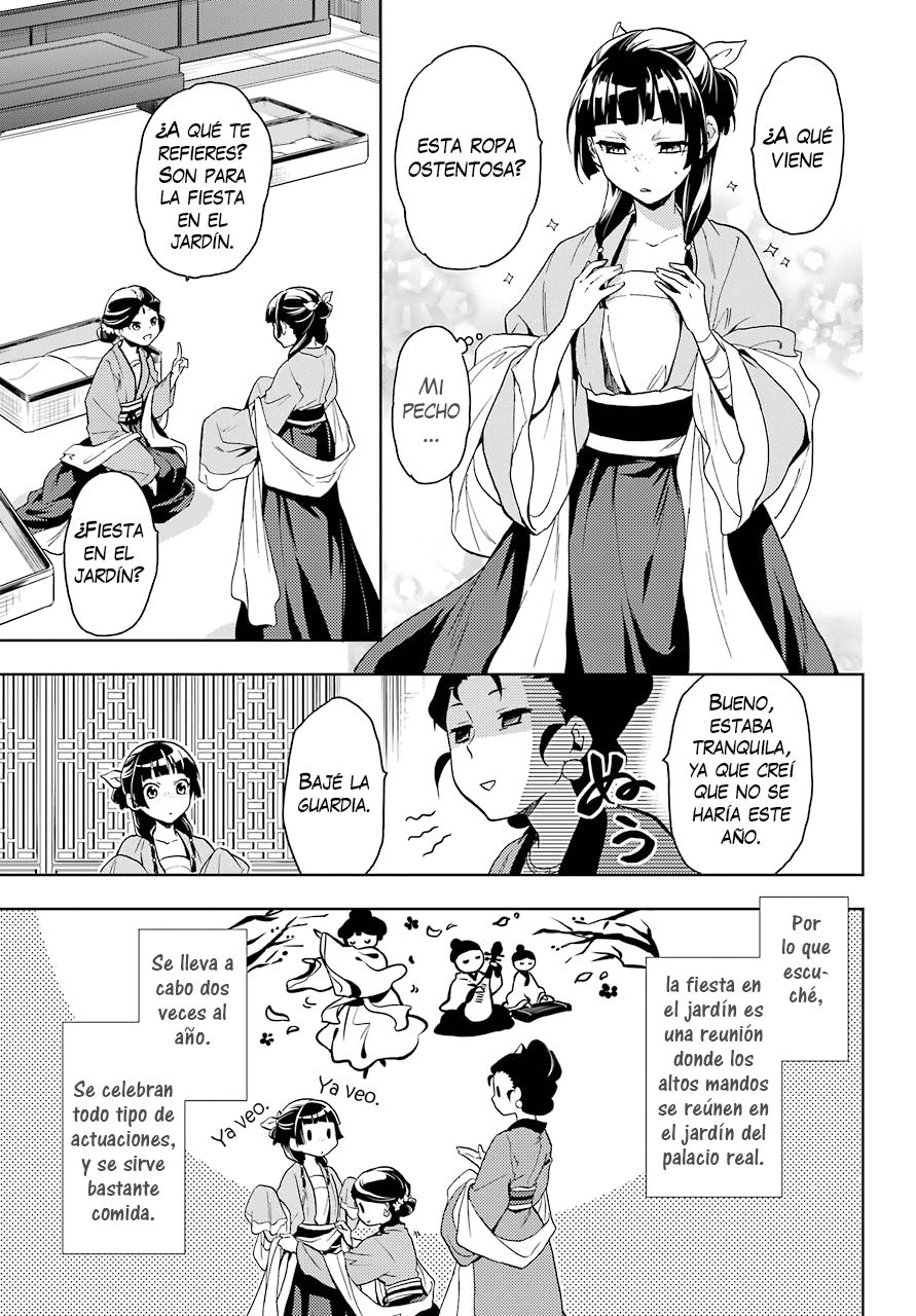 Kusuriya no Hitorigoto Capitulo 6: Fiesta en el jardín (Parte 1) página 4
