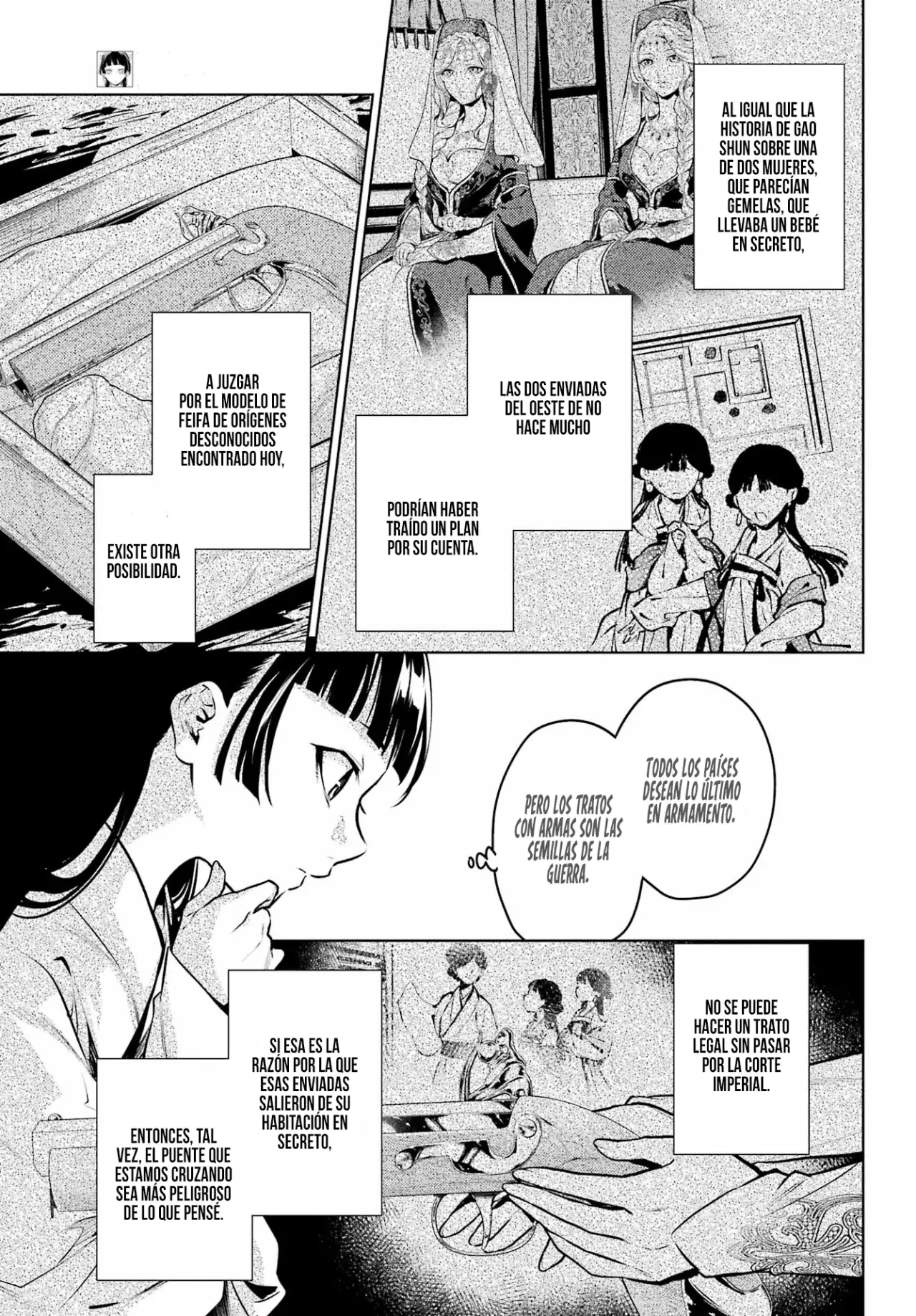 Kusuriya no Hitorigoto Capitulo 64: El Caballero Enmascarado. página 5