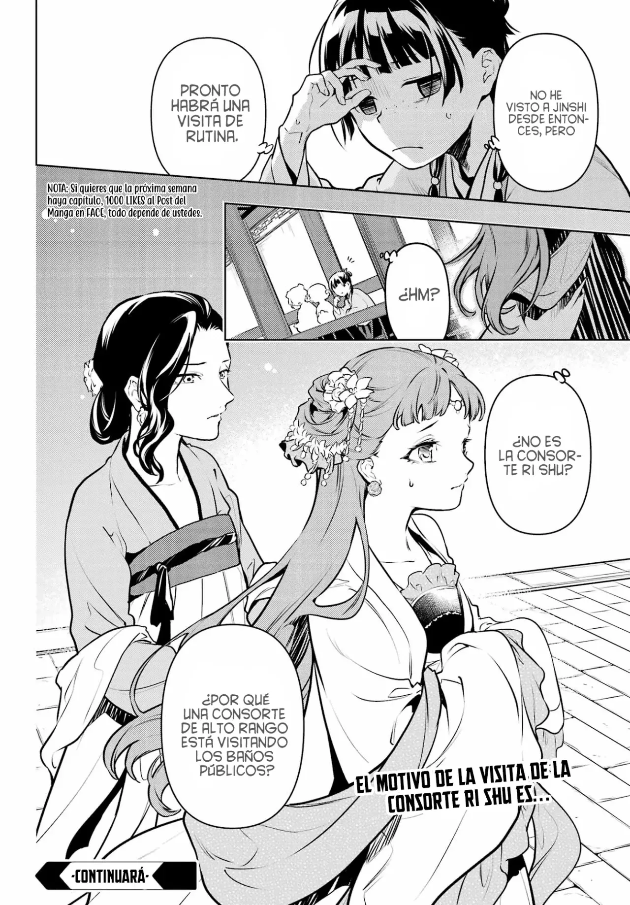 Kusuriya no Hitorigoto Capitulo 65: Baños públicos. página 30