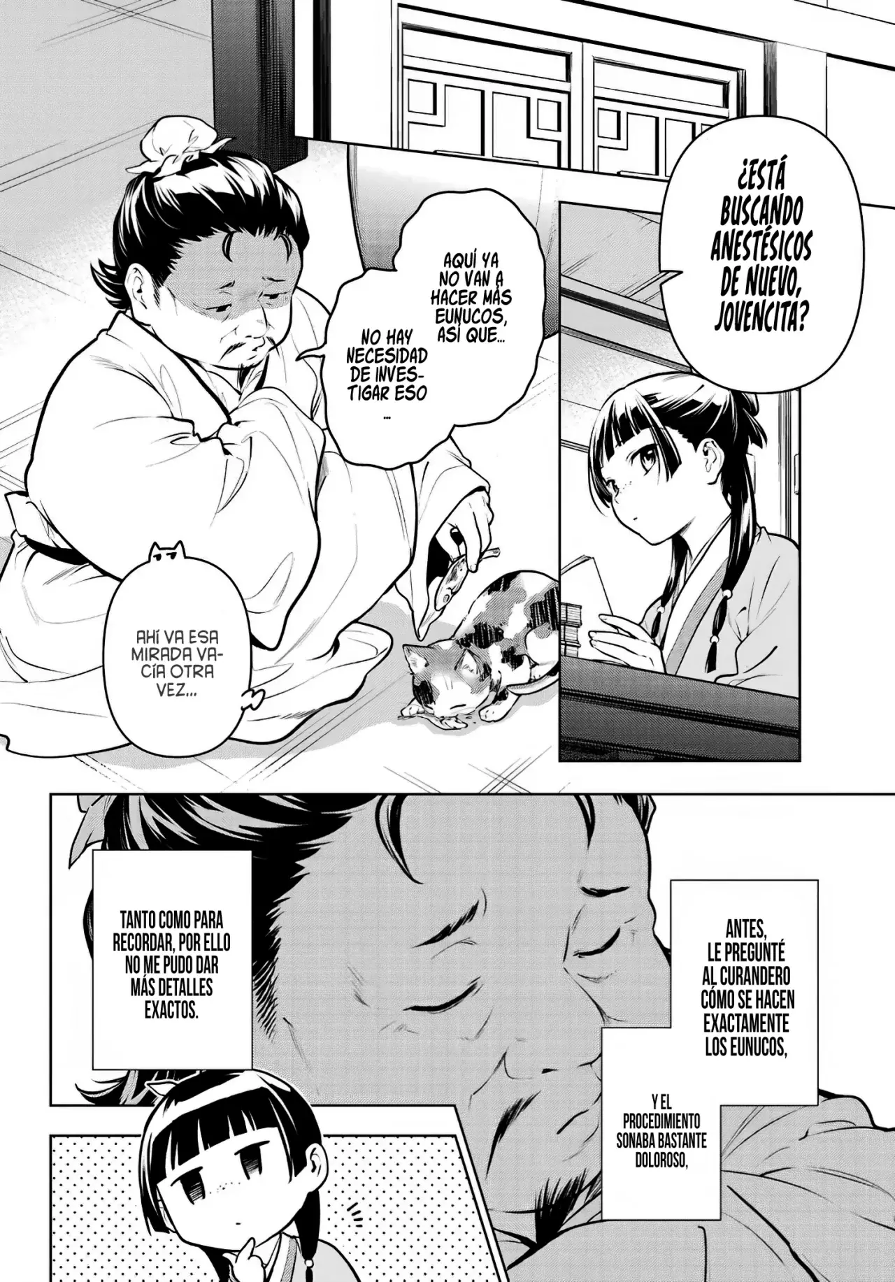 Kusuriya no Hitorigoto Capitulo 68: Los Rumoreados Eunucos y el Helado. página 11