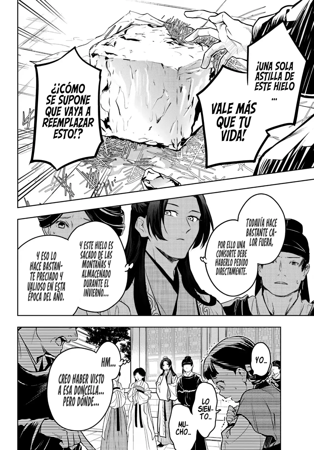 Kusuriya no Hitorigoto Capitulo 68: Los Rumoreados Eunucos y el Helado. página 25