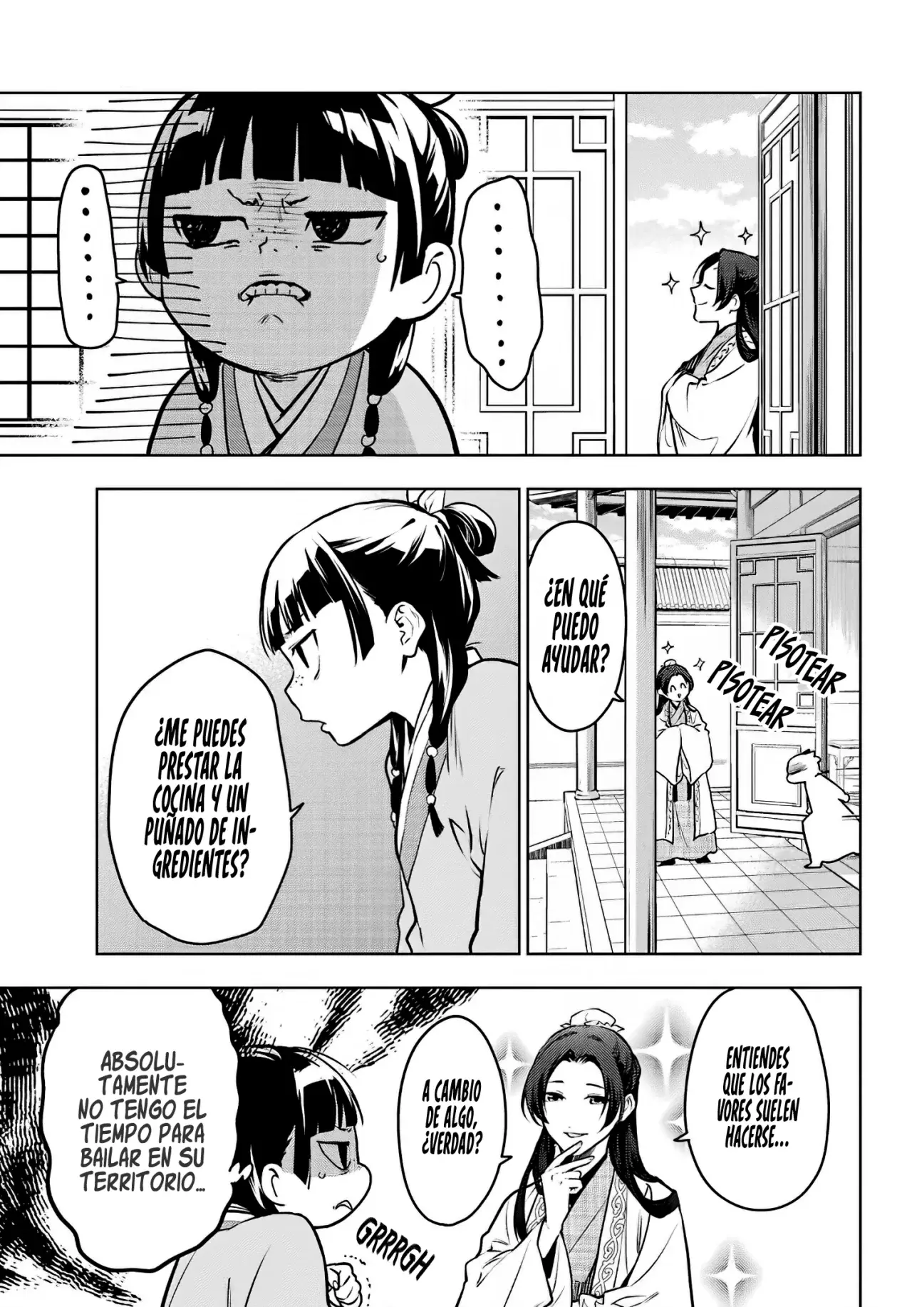 Kusuriya no Hitorigoto Capitulo 68: Los Rumoreados Eunucos y el Helado. página 32