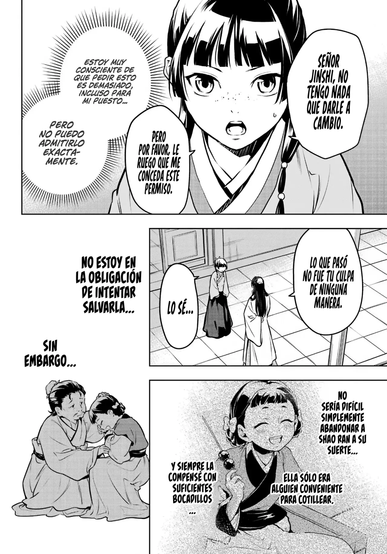 Kusuriya no Hitorigoto Capitulo 68: Los Rumoreados Eunucos y el Helado. página 33