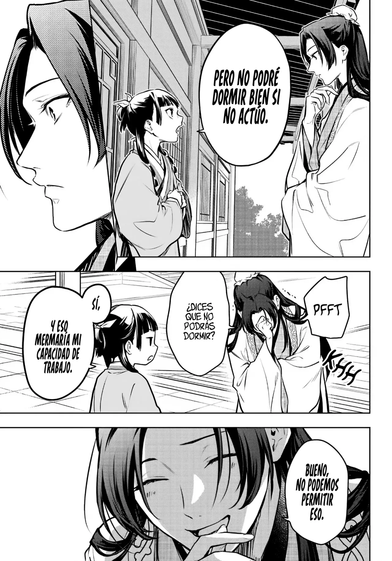 Kusuriya no Hitorigoto Capitulo 68: Los Rumoreados Eunucos y el Helado. página 34