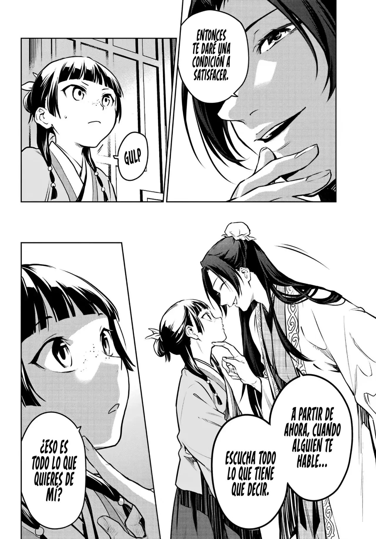 Kusuriya no Hitorigoto Capitulo 68: Los Rumoreados Eunucos y el Helado. página 35