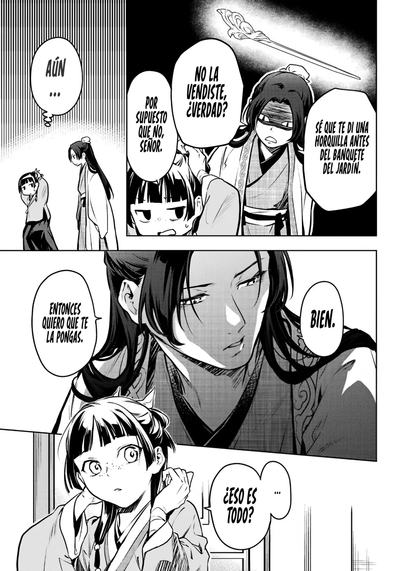 Kusuriya no Hitorigoto Capitulo 68: Los Rumoreados Eunucos y el Helado. página 38