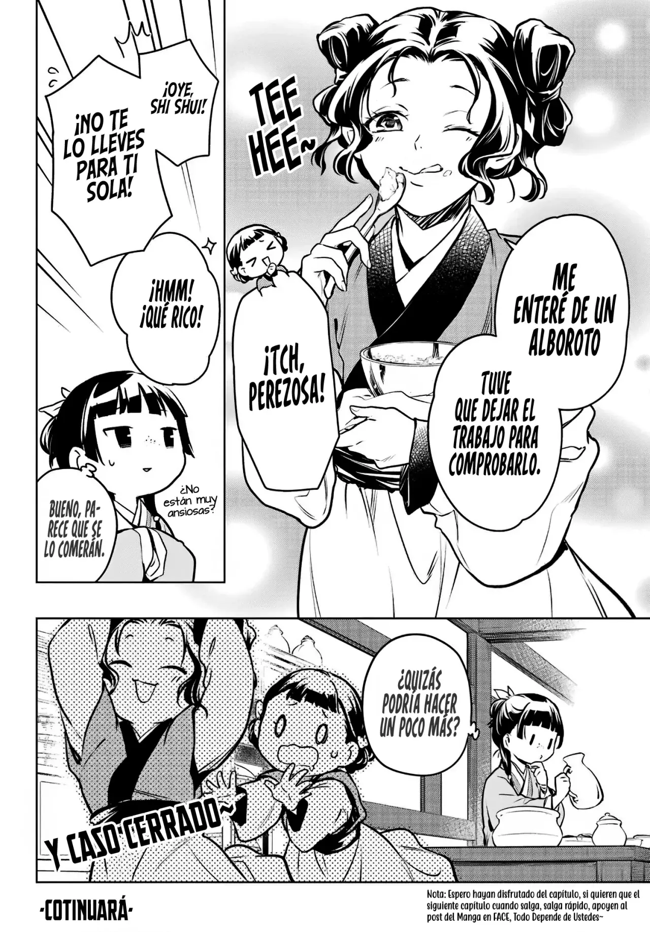 Kusuriya no Hitorigoto Capitulo 68: Los Rumoreados Eunucos y el Helado. página 47