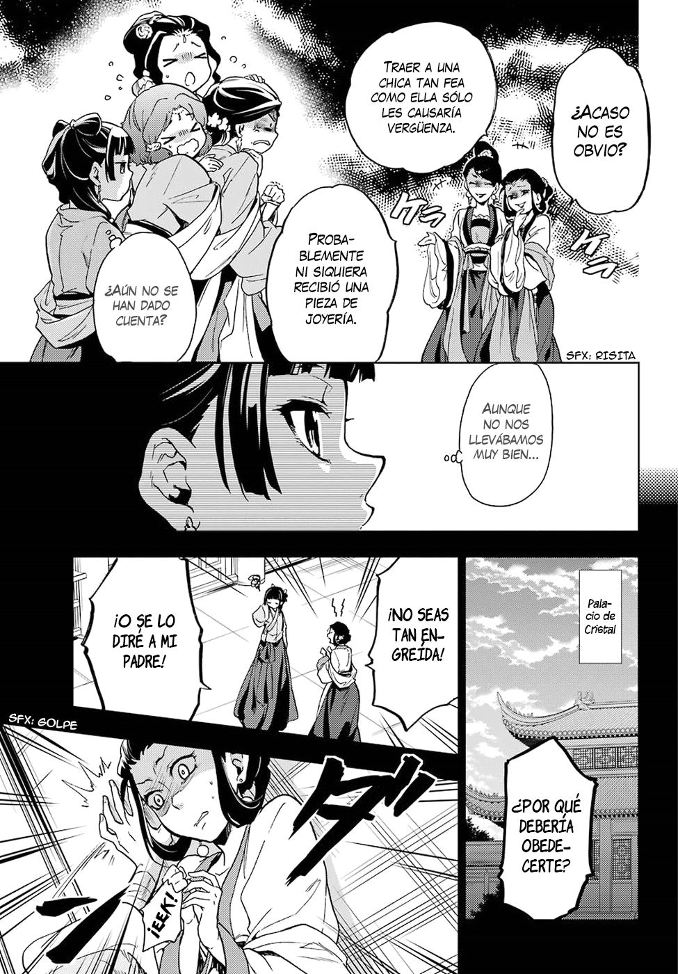 Kusuriya no Hitorigoto Capitulo 7: Fiesta en el jardín (Parte 2) página 7