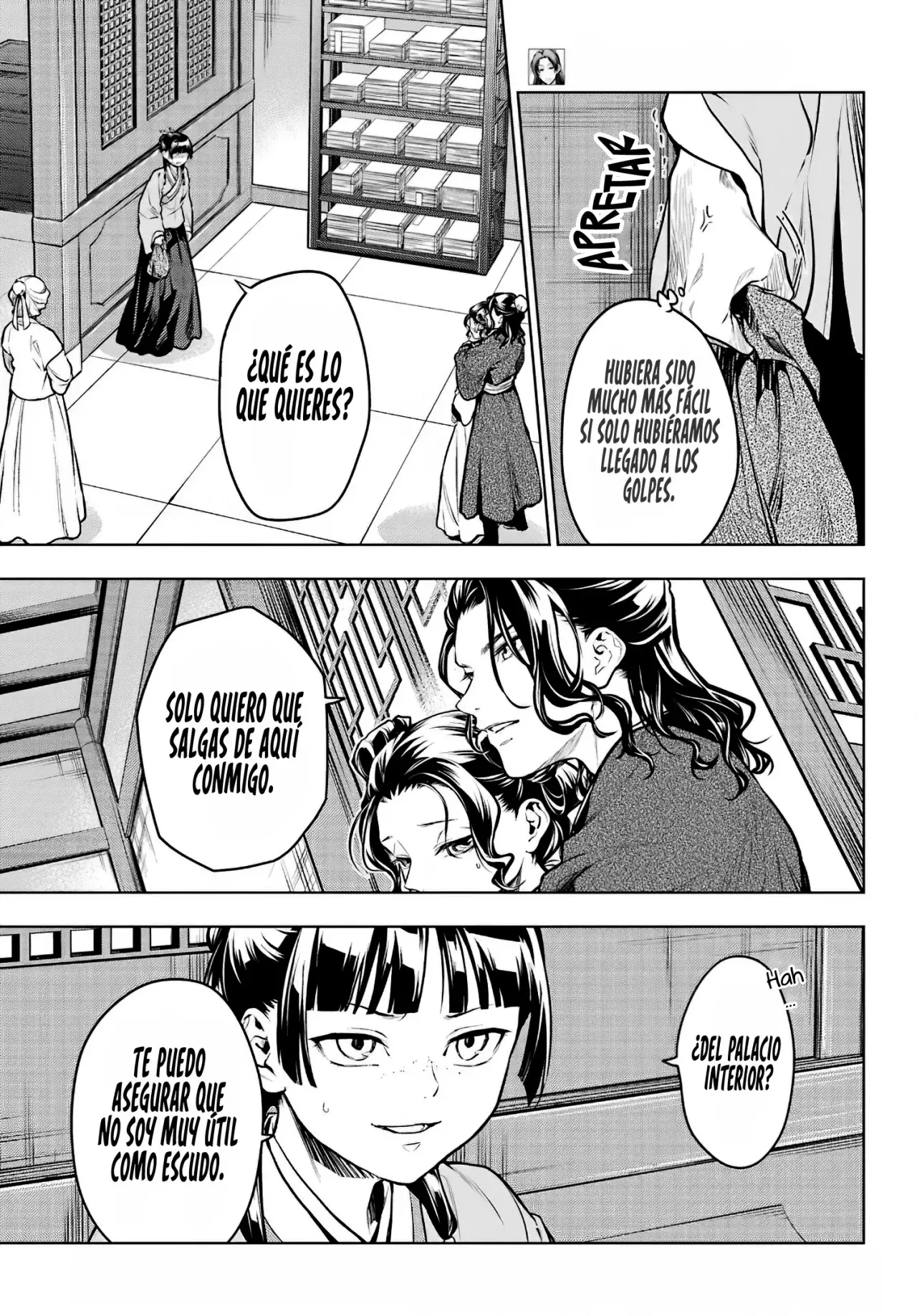 Kusuriya no Hitorigoto Capitulo 72: La Pelea del Zorro y el Tanuki. página 11