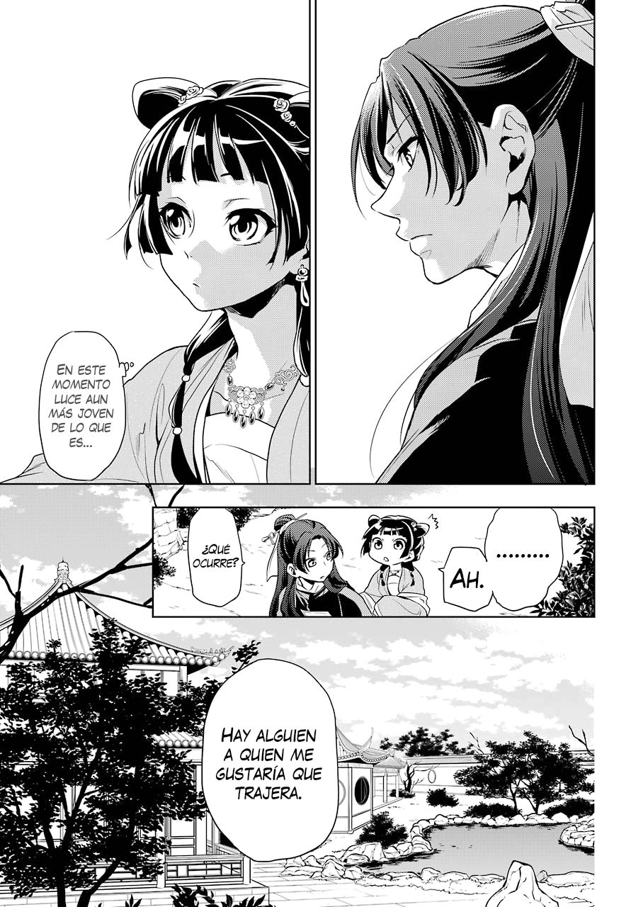Kusuriya no Hitorigoto Capitulo 8: Fiesta en el jardín (Parte 3) página 14