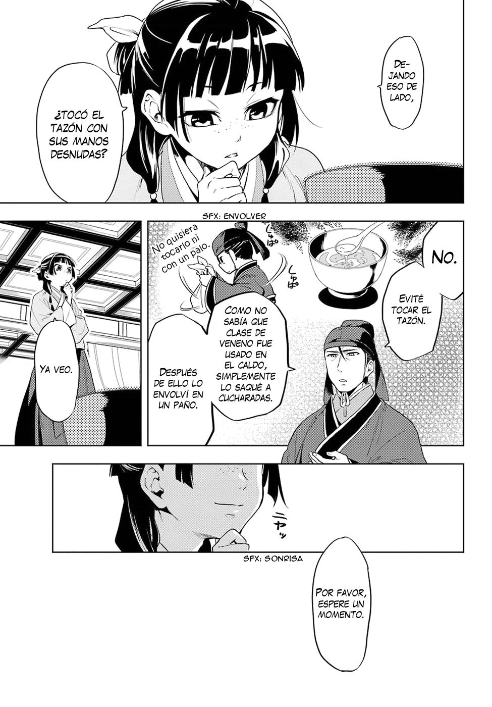 Kusuriya no Hitorigoto Capitulo 9: El razonamiento de Maomao página 12