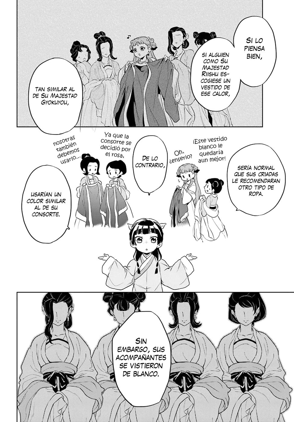 Kusuriya no Hitorigoto Capitulo 9: El razonamiento de Maomao página 23